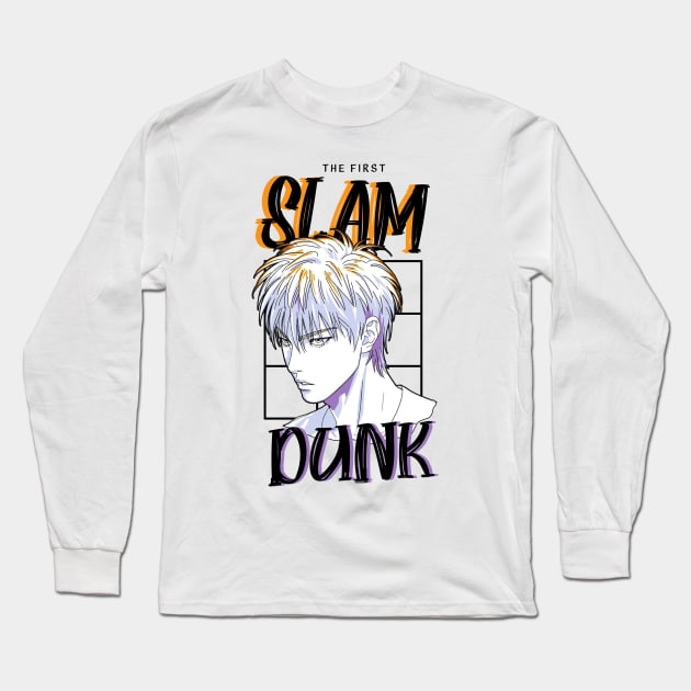 Rukawa - The First Slam Dunk Anime Long Sleeve T-Shirt by Nashida Said